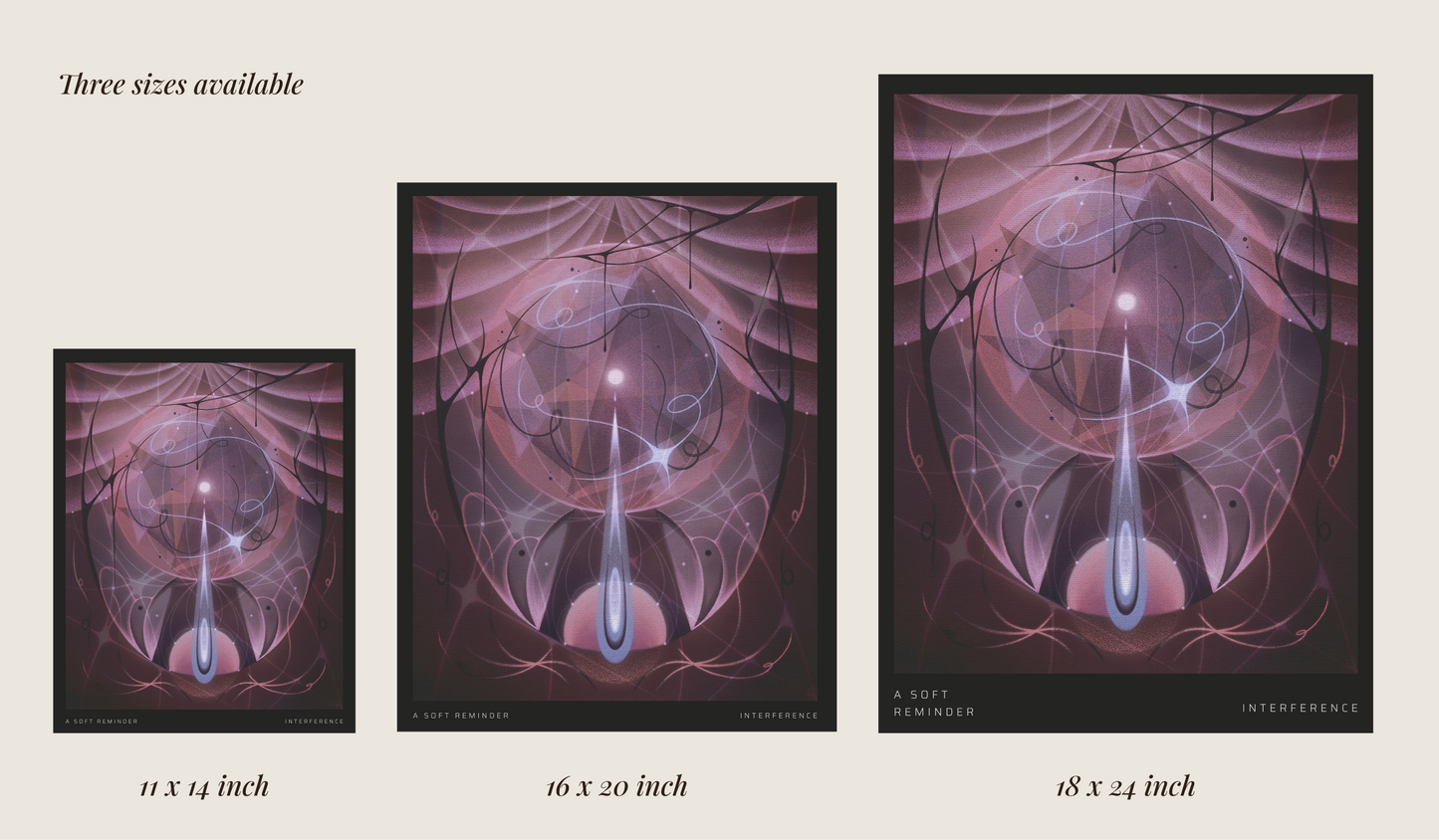 Interference — A Soft Reminder Fine Art Print