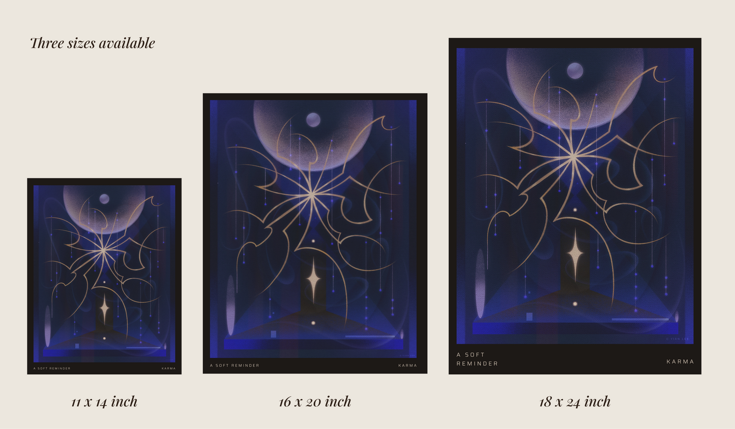 Karma — A Soft Reminder Fine Art Print